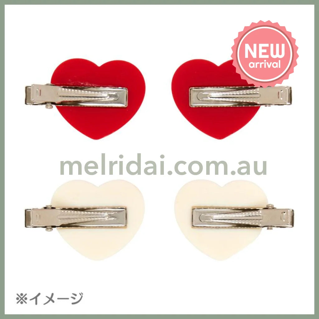 SANRIO | My Melody Mini Hair Clip 4 Piece Set 90x88x14mm