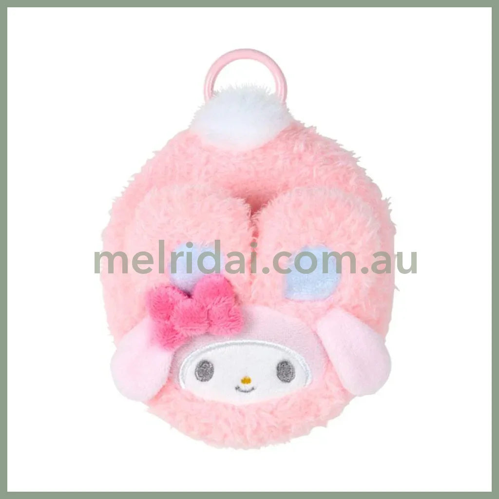 SANRIO | My Melody Mini Pouch Charm with Carabiner 10.5 x 10.1 x 7.2cm (Spring Rabbit)