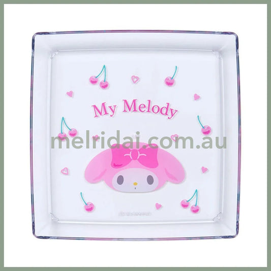 SANRIO | My Melody mini Square Plate Strawberry W11.8×D1.5×H11.8cm
