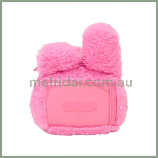 SANRIO | My Melody Pass Case W18 x H14.5 x D6 cm (My Melody 50th Anniversary & Kuromi 20th Anniversary/Black Pink Party)