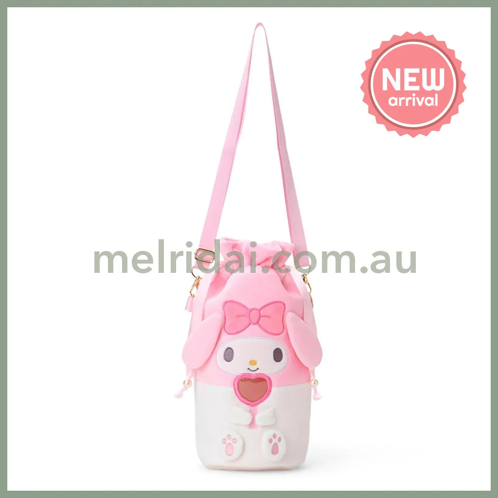 SANRIO | My Melody Penlight Shoulder Pouch Crossbody Bag 20×12×32cm (Enjoy Idol)