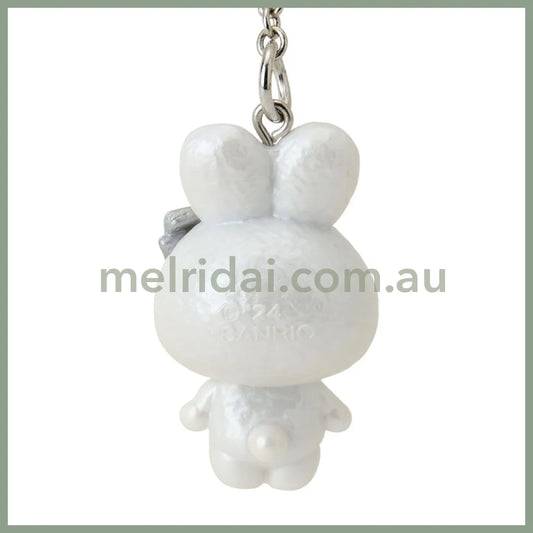 Sanrio | My Melody Phone Charm Keychain 9.3×2.5×17Cm (Fluffy Snow Rabbit)