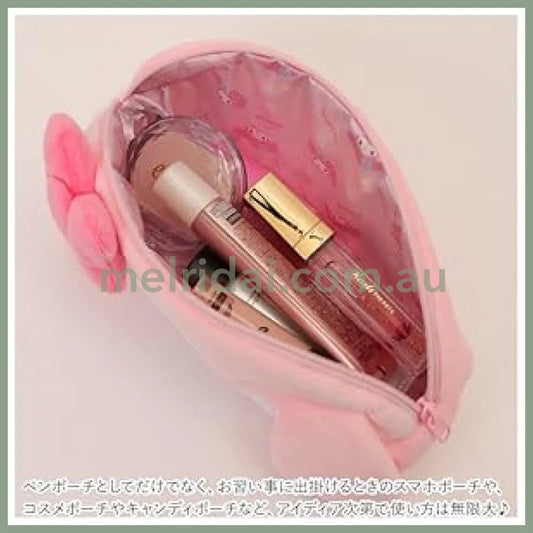SANRIO | My Melody Plush Face Pencil Pouch Pen Case 9.7 x 19 x 5cm