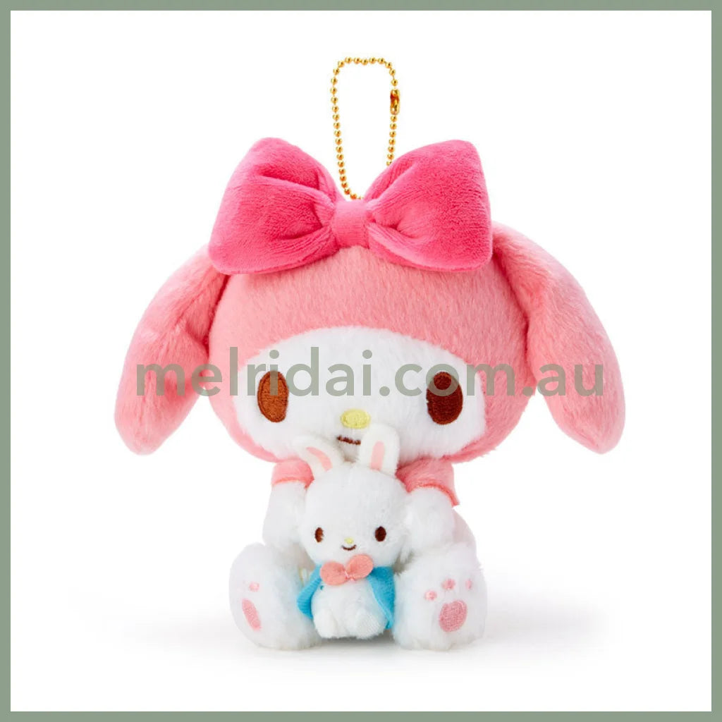SANRIO | My Melody Plush Keychain Mascot Holder Bag Charm 12×9×17cm (Good Friends)
