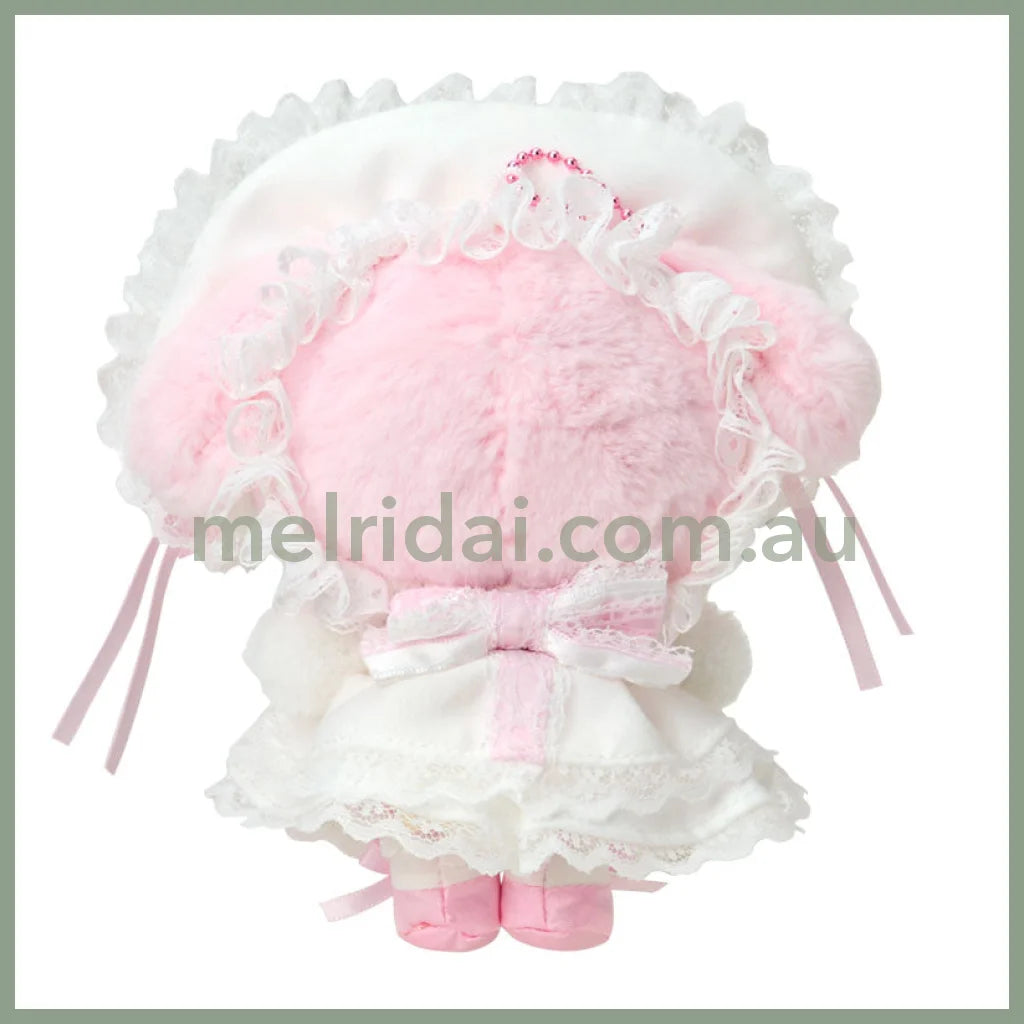 SANRIO | My Melody Plush Mascot Holder Keychain Bag Charm 125×80×150mm (White Frill Design)