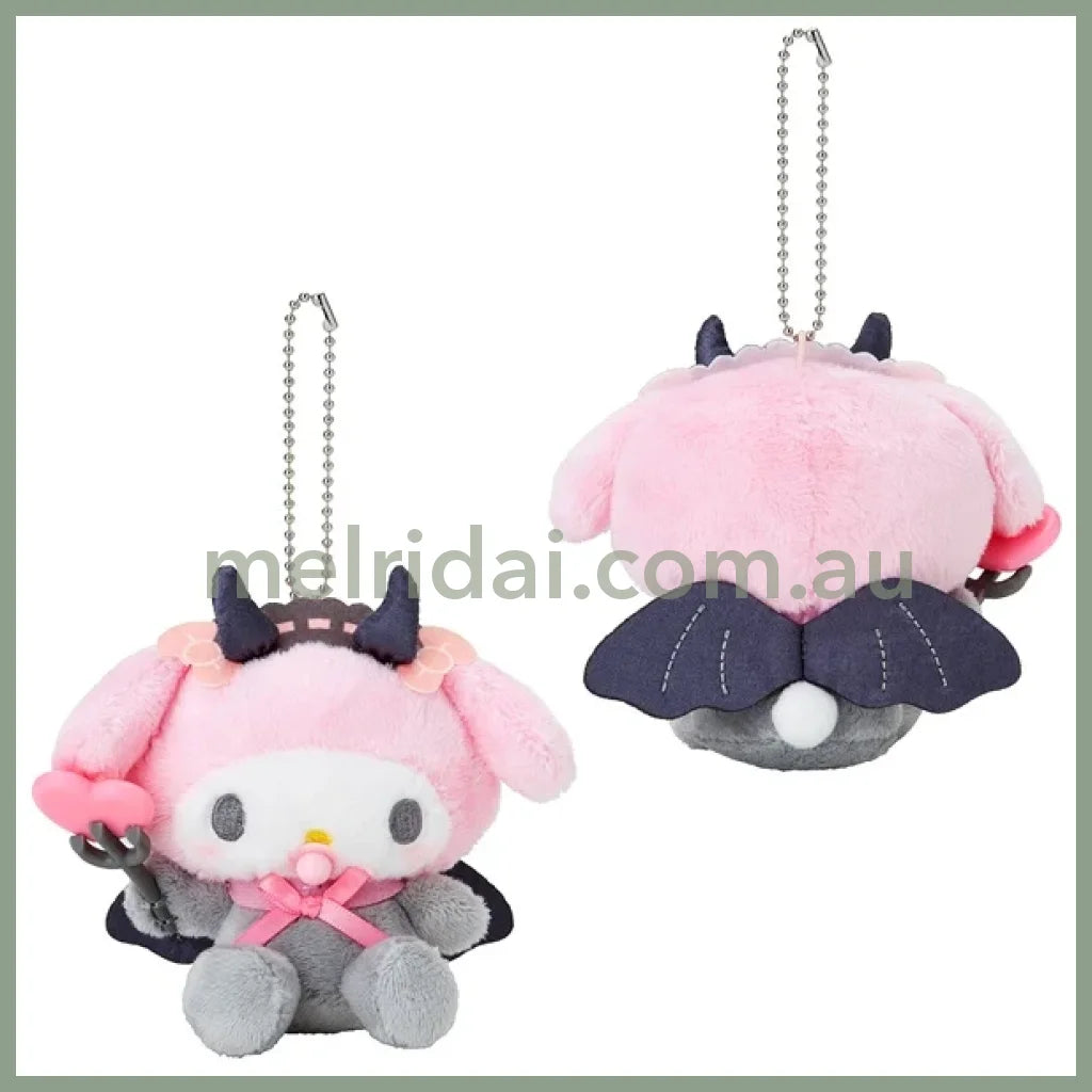Sanrio | My Melody Plush Mascot Holder Keychain W12×D5.5×H12Cm (Baby Devil)