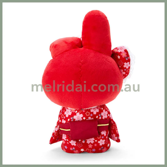 SANRIO | My Melody Plush Toy Plush Doll 170×110×260mm (Sakura Kimono Red)