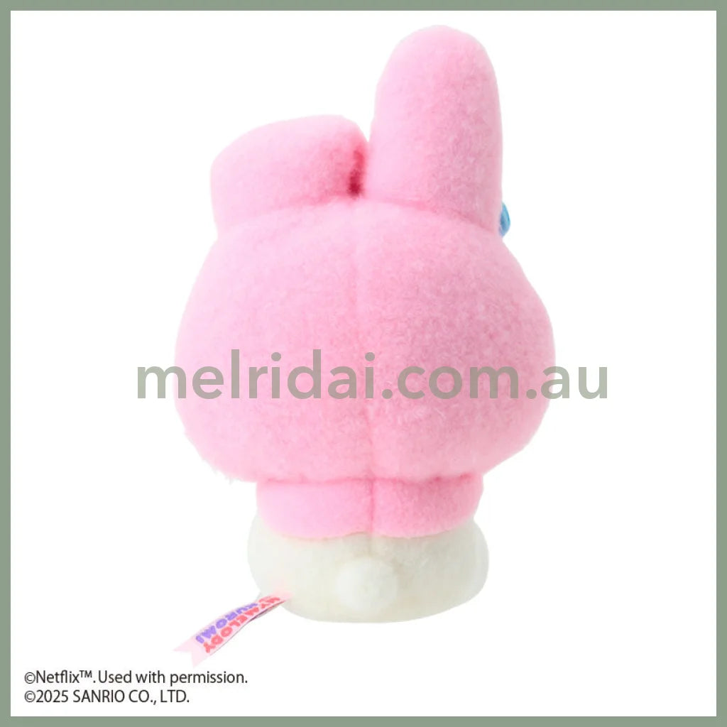 SANRIO | My Melody Plush Toy Plush Doll W15 x H10.5 x D25.5 cm (Netflix My Melody & Kuromi)