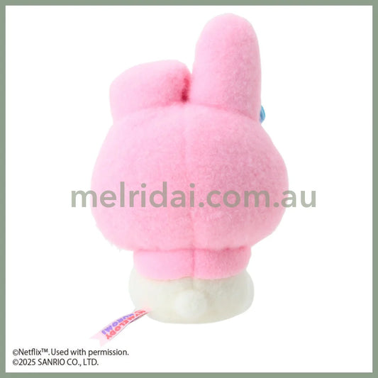 SANRIO | My Melody Plush Toy Plush Doll W15 x H10.5 x D25.5 cm (Netflix My Melody & Kuromi)