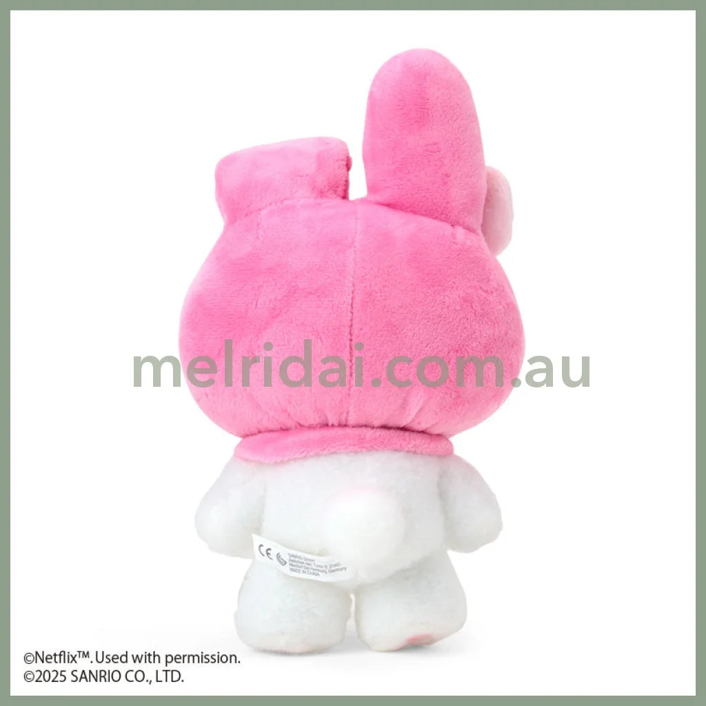 SANRIO | My Melody Posable Plush Toy Plush Doll W14 x H23 x D10 cm (Netflix My Melody & Kuromi)
