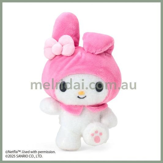 SANRIO | My Melody Posable Plush Toy Plush Doll W14 x H23 x D10 cm (Netflix My Melody & Kuromi)