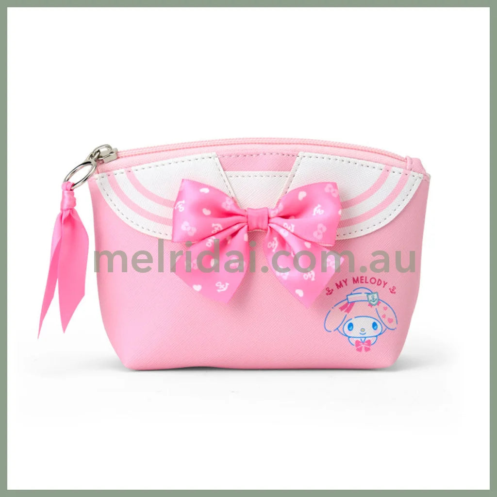 SANRIO | My Melody Pouch 17.7 x 17.1 x 6.0cm (Sailor Collar)