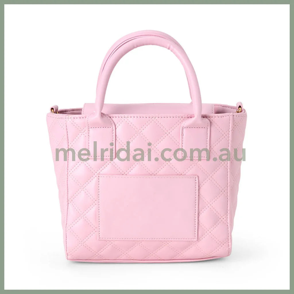 Sanrio | My Melody Quilted 2-Way Mini Tote Bag Handbag Crossbody 20×8×18Cm