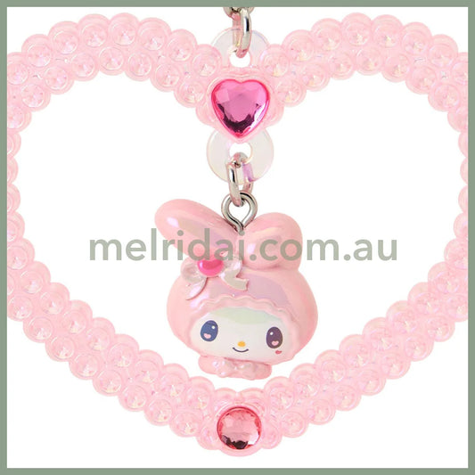 SANRIO | My Melody Rabbit Keychain 13 x 1 x 6 cm (Melousa Romiusa)