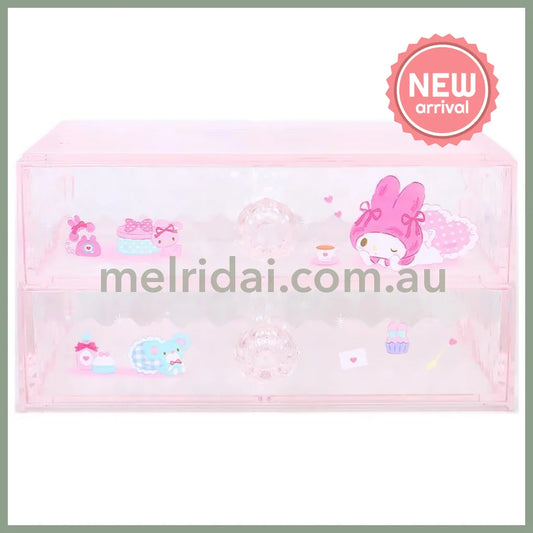 SANRIO | My Melody Stacking Chest Drawer 163×93×90mm (Relaxing)