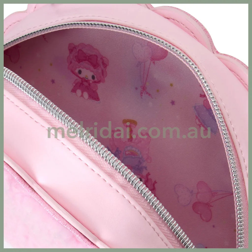 SANRIO | My Sweet Piano Face-shaped Shoulder Bag Crossbody Bag 19×8x16cm (Dreamy Birthday)