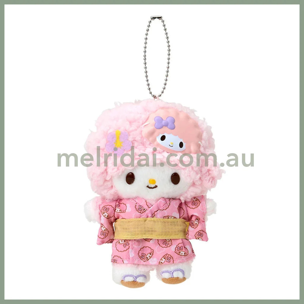 SANRIO | My Sweet Piano Mascot Holder Plush Keychain Bag Charm 10.5×6.5×14.5cm (Summer Festival Character!)