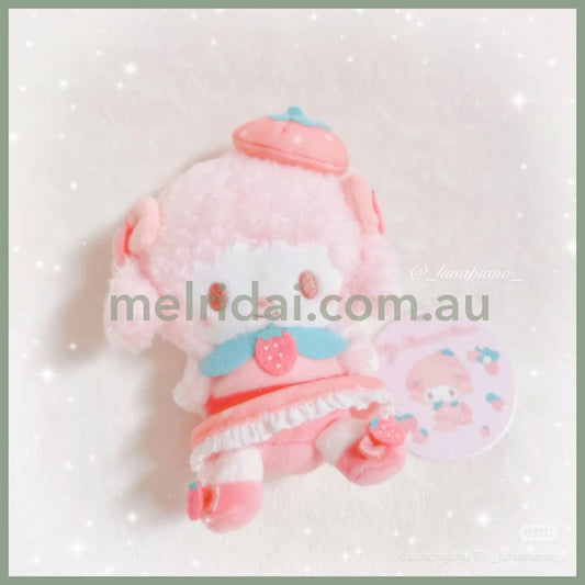 SANRIO | My Sweet Piano Mascot Holder Plush Keychain Bag Charm 12cm Approx. (Strawberry Cheek)