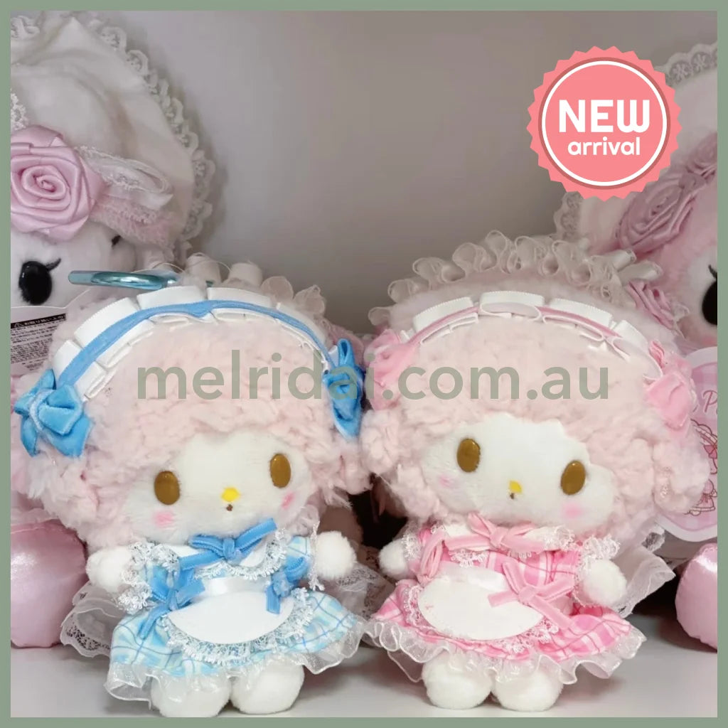 SANRIO | My Sweet Piano Plush Keychain with Carabiner Bag Charm 100×124x80mm (Blue)