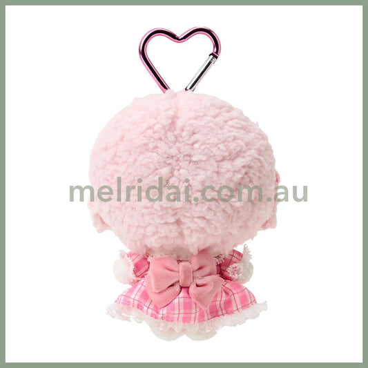 SANRIO | My Sweet Piano Plush Keychain with Carabiner Bag Charm 100×124x80mm (Pink)