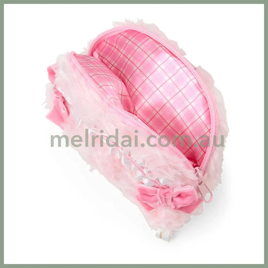 SANRIO | My Sweet Piano Plush Pouch Keychain with Carabiner 98x125x70mm (Pink)