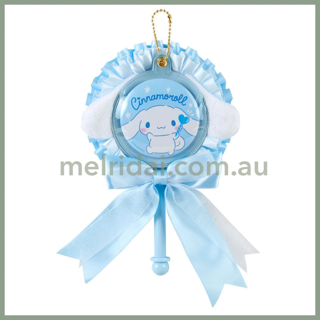 Sanrio | Original Rosette Cane Mascot 11.5×3×17.5Cm Badge 5.8Cm 日本三丽鸥 花朵造型徽章魔法棒/吧唧托/珠链挂件/包挂/钥匙链