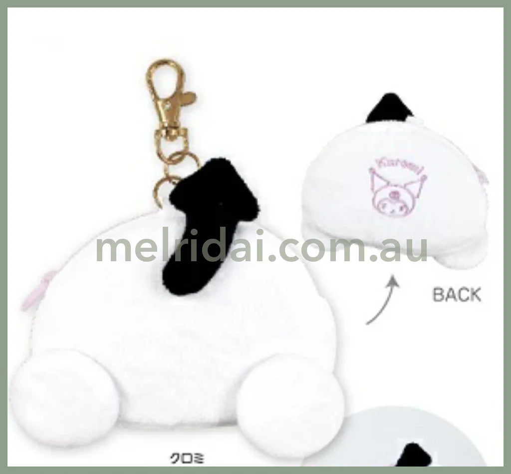 Sanrio | Oshiri Pouch Flat H80×W110×D20Mm // Kuromi