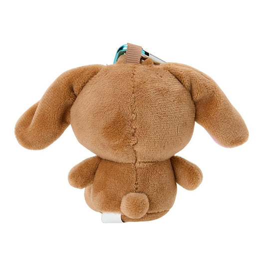 SANRIO | Sugarbunnies (Kurousa) Plush Mini Mascot Holder with Heart Carabiner Bag Charm 6×4×10cm