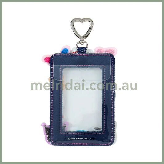 Sanrio | Pass & Card Case Holder 9.5×0.8×12.5Cm (Denim Patch)