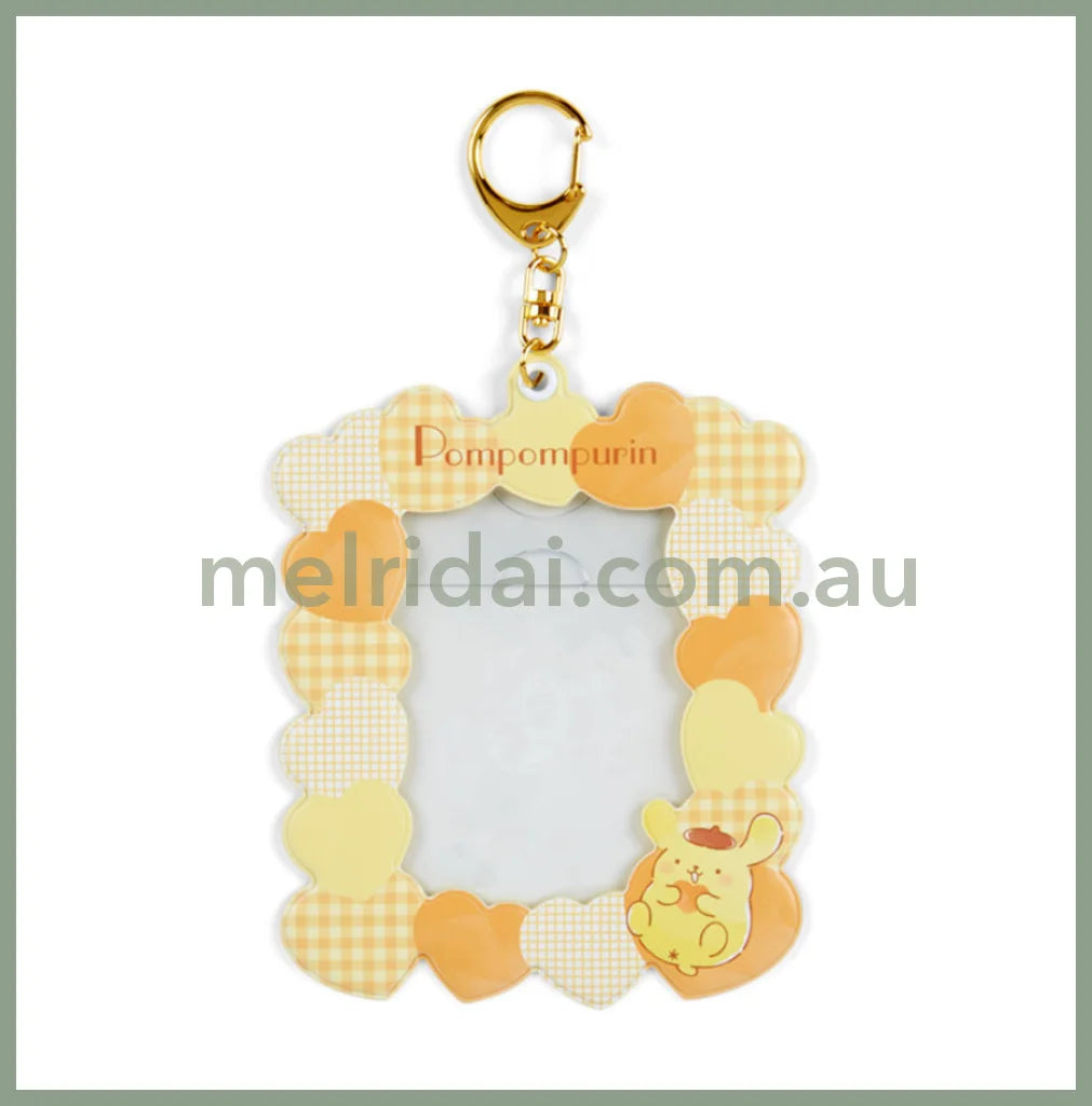 Sanriophoto Holder Frame /Pass Case Charm Keychain Pom Purin