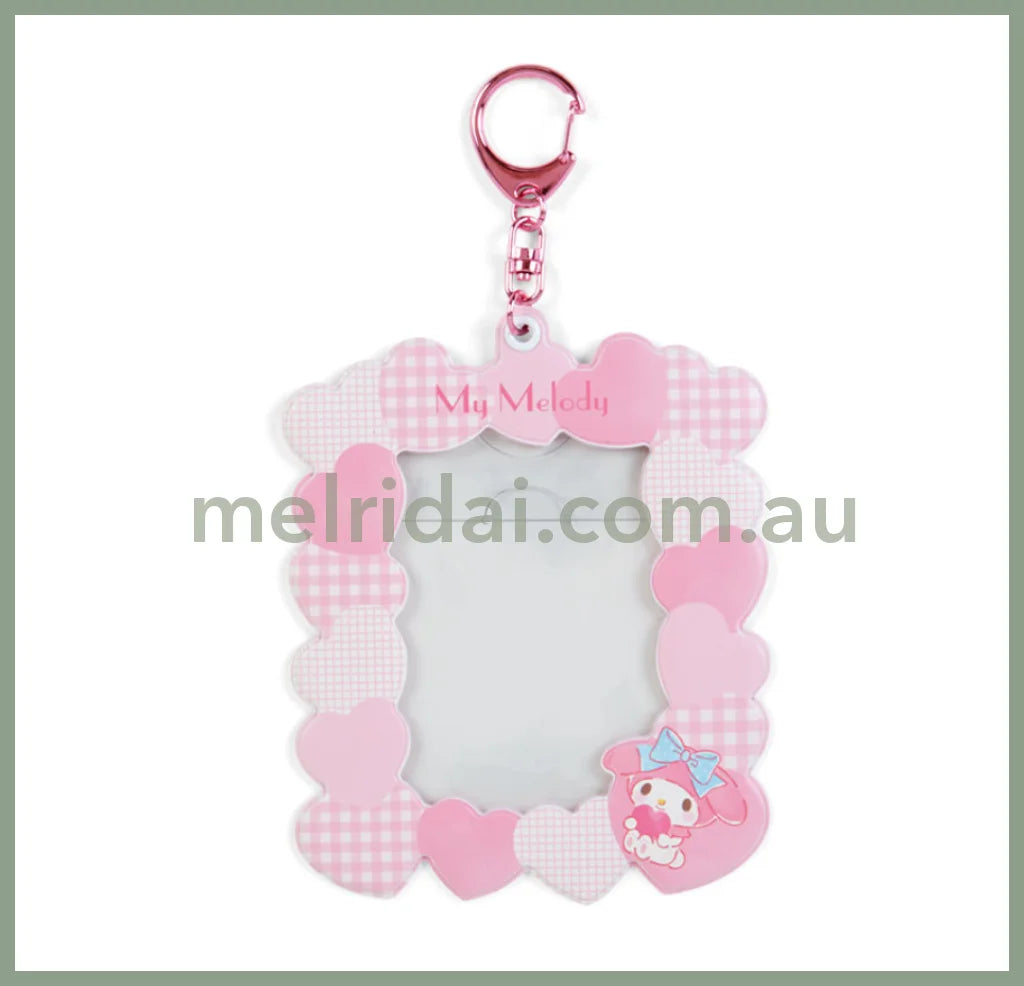 Sanriophoto Holder Frame /Pass Case Charm Keychain Melody