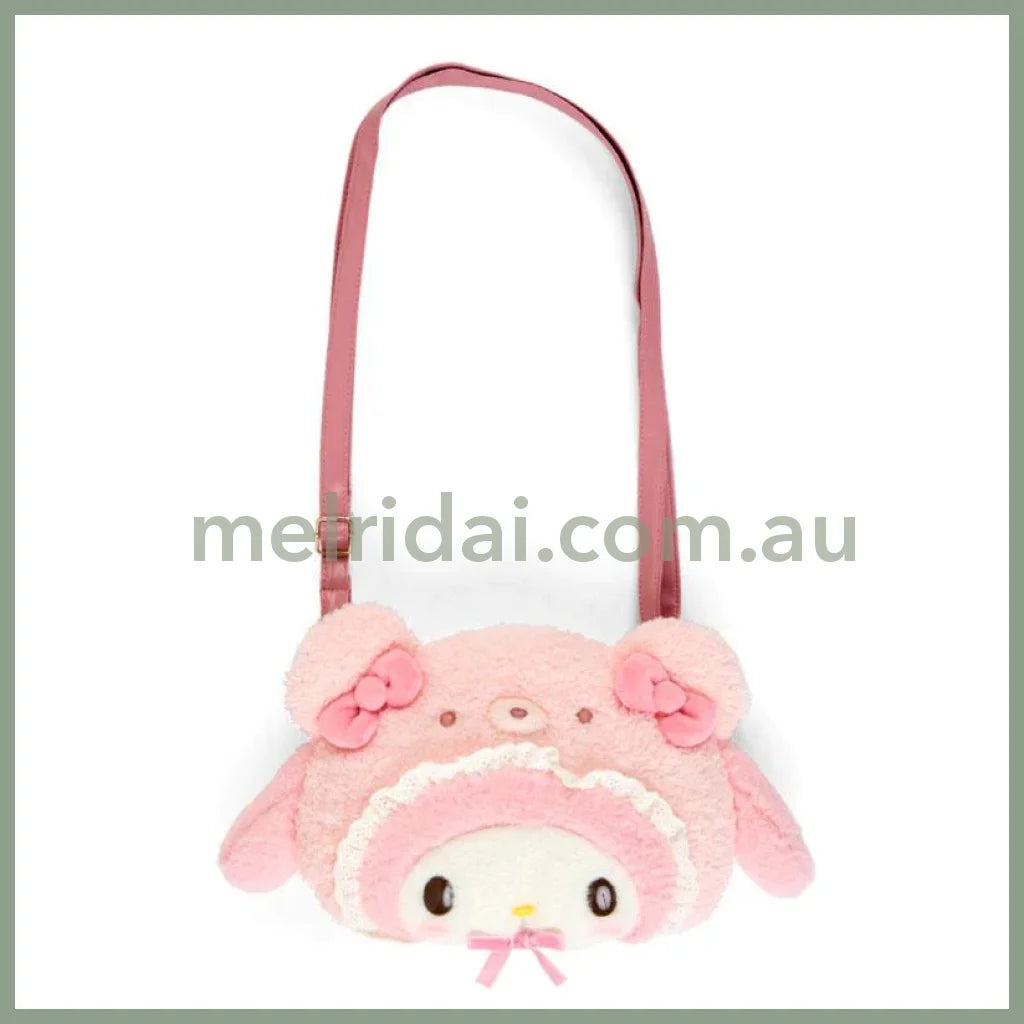 Sanrio | Plush 2Way Shoulder Bag (Latte Kuma Baby) // (Baby) My Melody