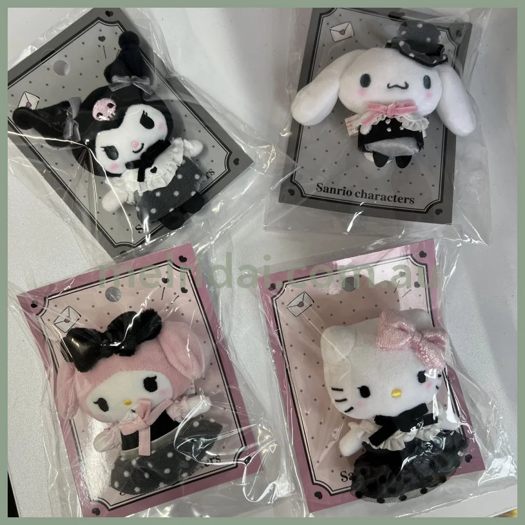 Sanrio | Plush Brooch 6 X 3 9.5 Cm (Tokimeki Sweet Party) 日本三丽鸥 毛绒玩偶胸针/别针(天鹅绒派对)