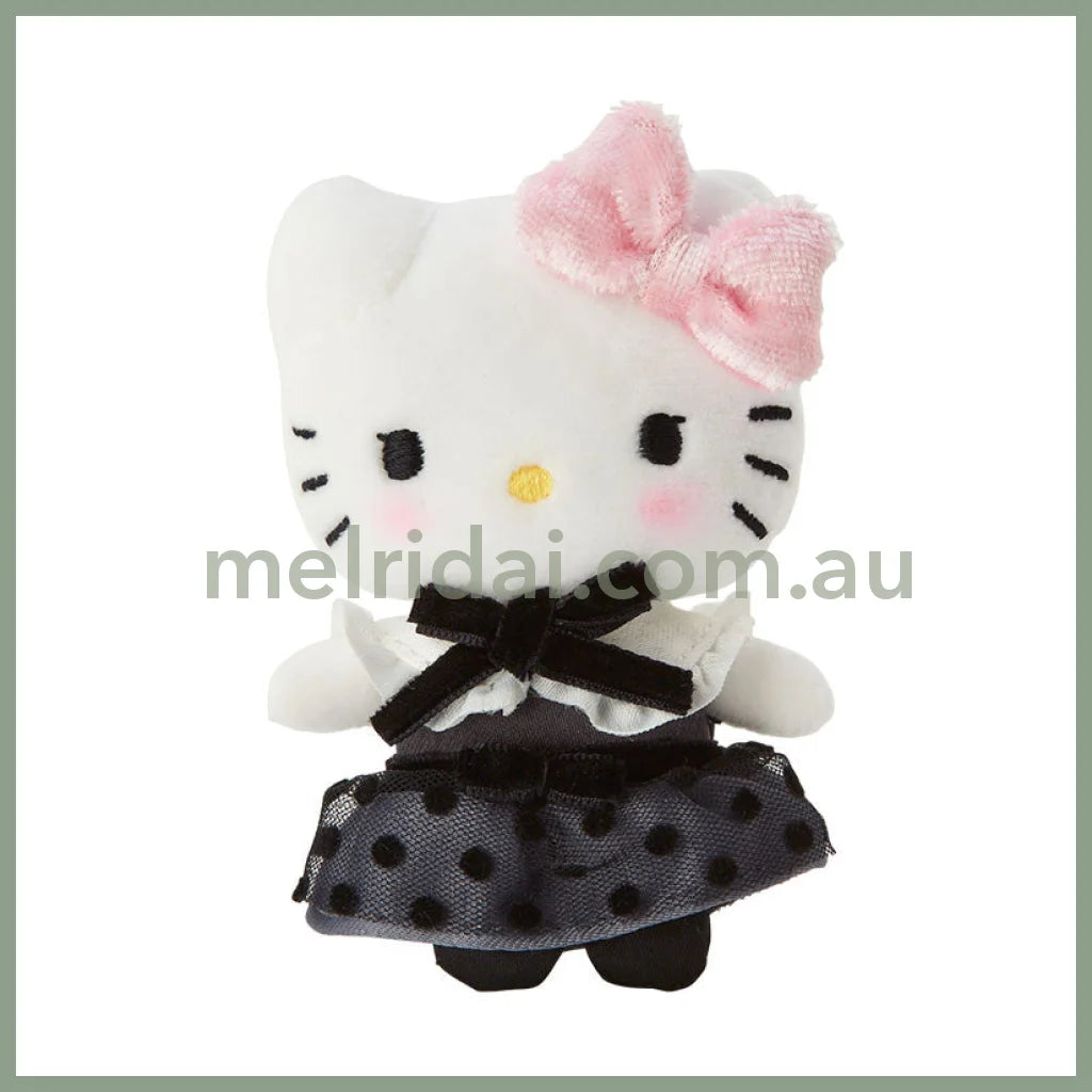 Sanrio | Plush Brooch 6 X 3 9.5 Cm (Tokimeki Sweet Party) 日本三丽鸥 毛绒玩偶胸针/别针(天鹅绒派对) 凯蒂猫Hello Kitty