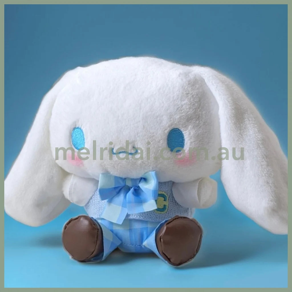 Sanrio | Plush Doll 17Cm*12Cm*27Cm (Retro Uniform) 日本三丽鸥 毛绒公仔/玩偶(怀旧制服系列) 玉桂狗Cinnamoroll