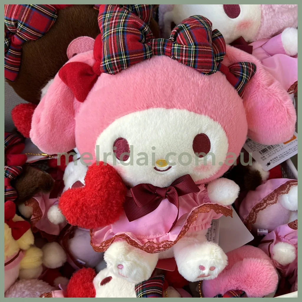 Sanrio | Plush Doll Approx.22Cm (Ribbon Love) 日本三丽鸥 毛绒玩偶公仔(蝴蝶结爱心) 美乐蒂My Melody