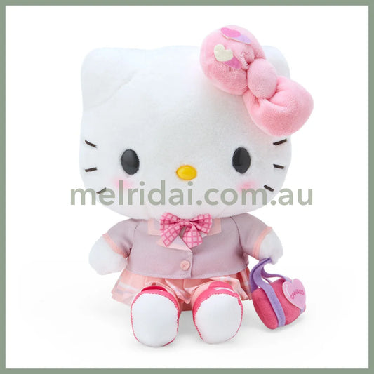 Sanrio | Plush Doll Toy Approx. 24Cm (Happy School Days) 日本三丽鸥 毛绒玩偶/公仔(闪闪高校/平成高校辣妹) 凯蒂猫Hello Kitty