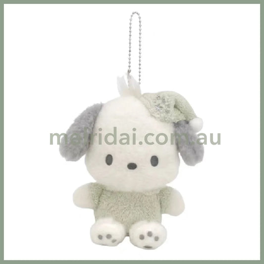 Sanrio | Plush Keychain Home Pajamas Mascot Approx. 16Cm // Pochacco