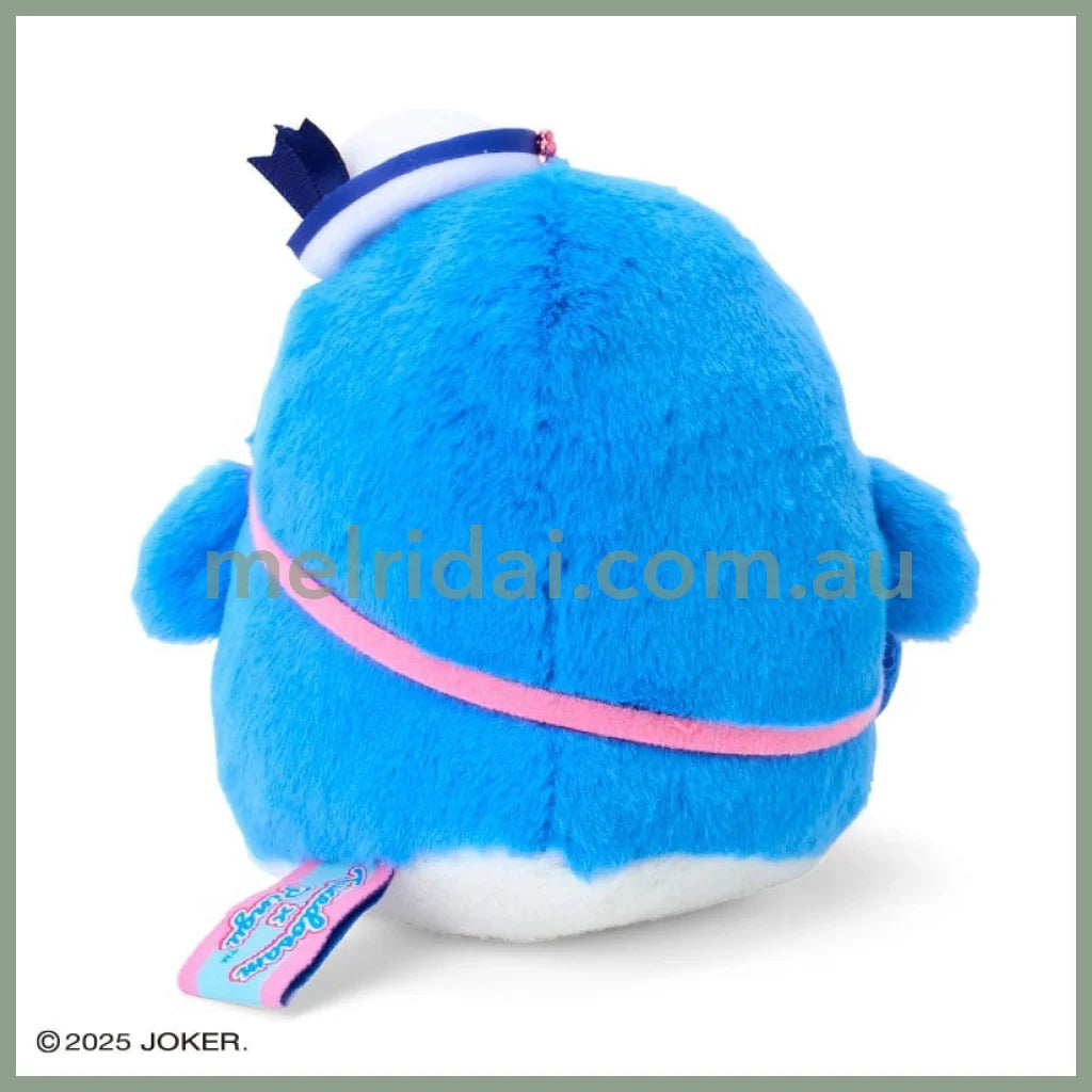 SANRIO | Plush Keychain Mascot Holder Bag Charm W12 × D10 × H11 cm (Tuxedo Sam & Pingu)