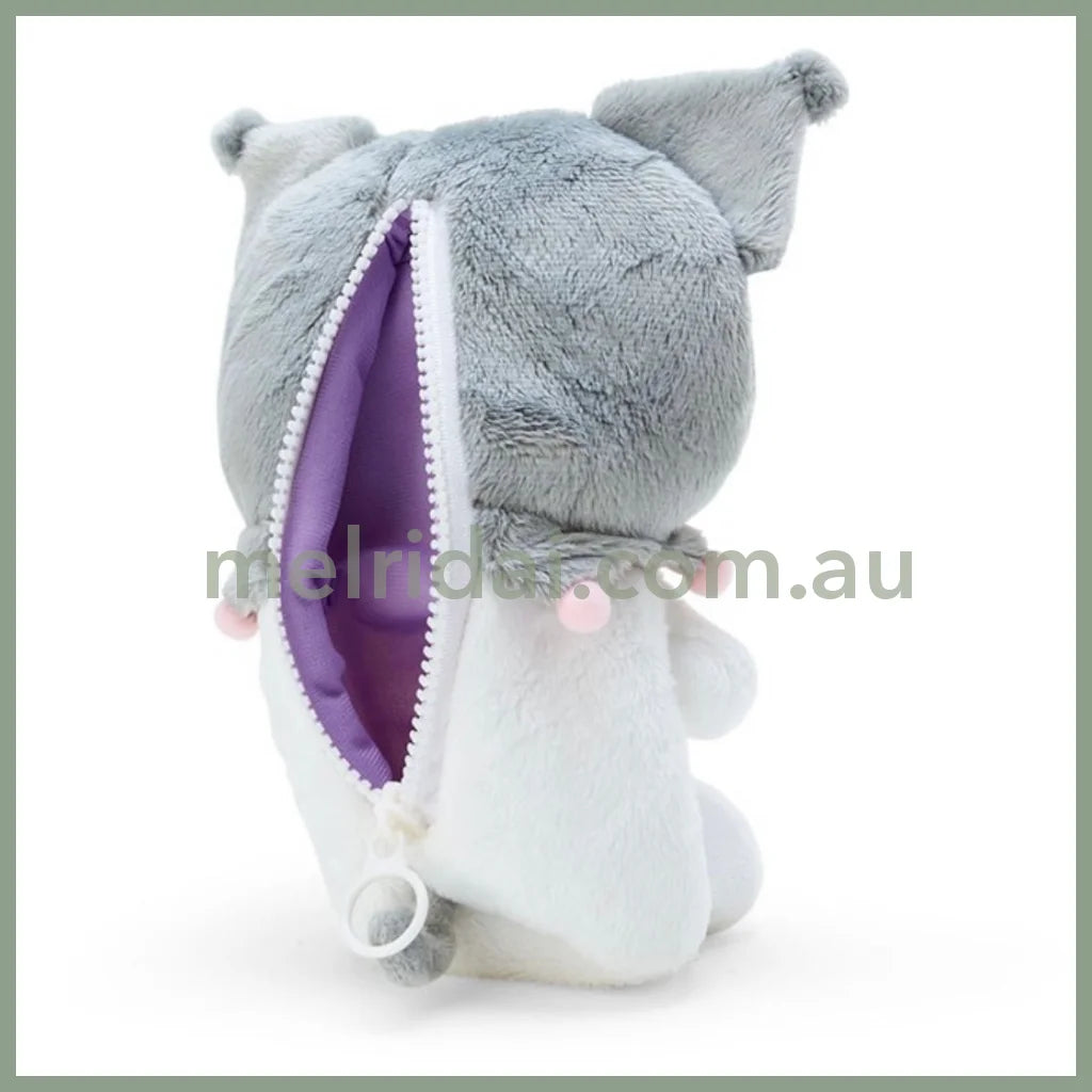 Sanrio | Plush Pencil Case Zipper Pouch 19*9*25Cm / Kuromi
