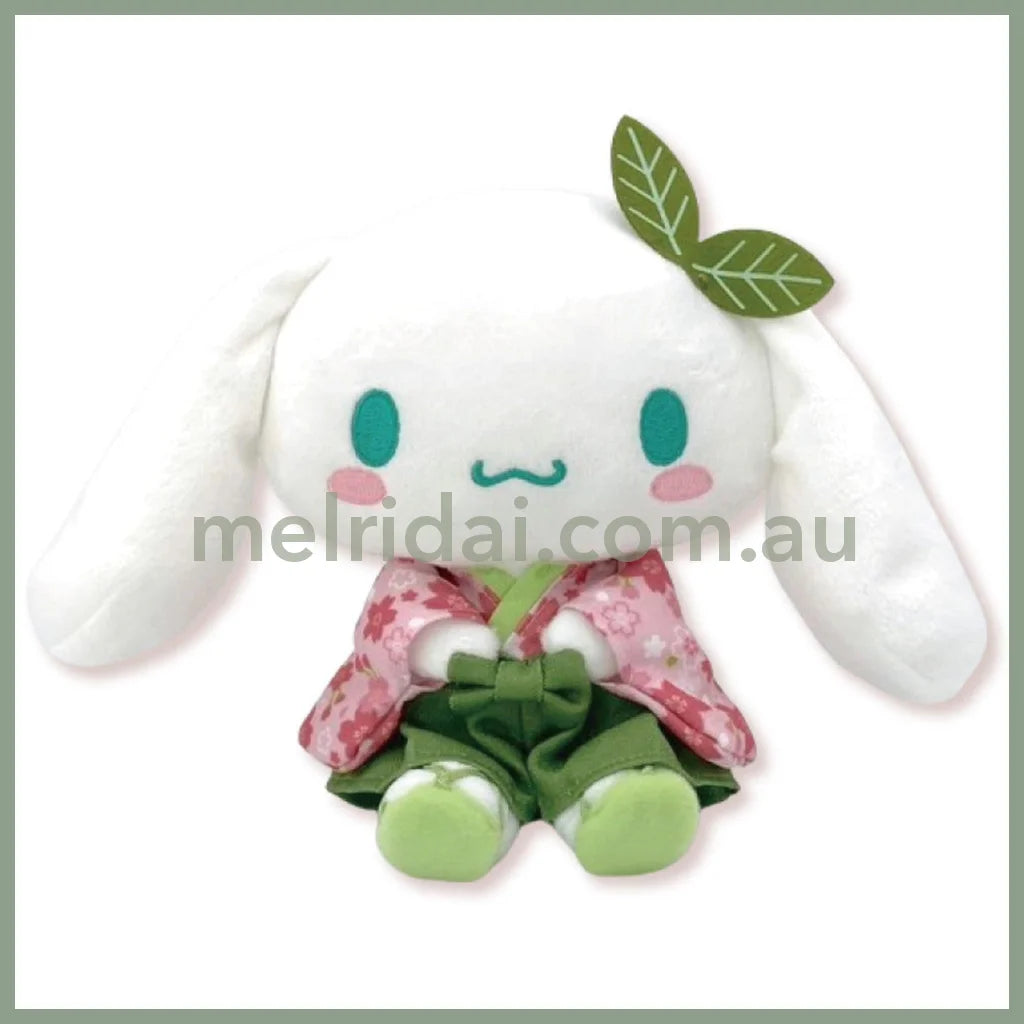 Sanrio | Plush Toy Cinnamoroll 110×150×60Mm (Matcha Sakura Kimono)