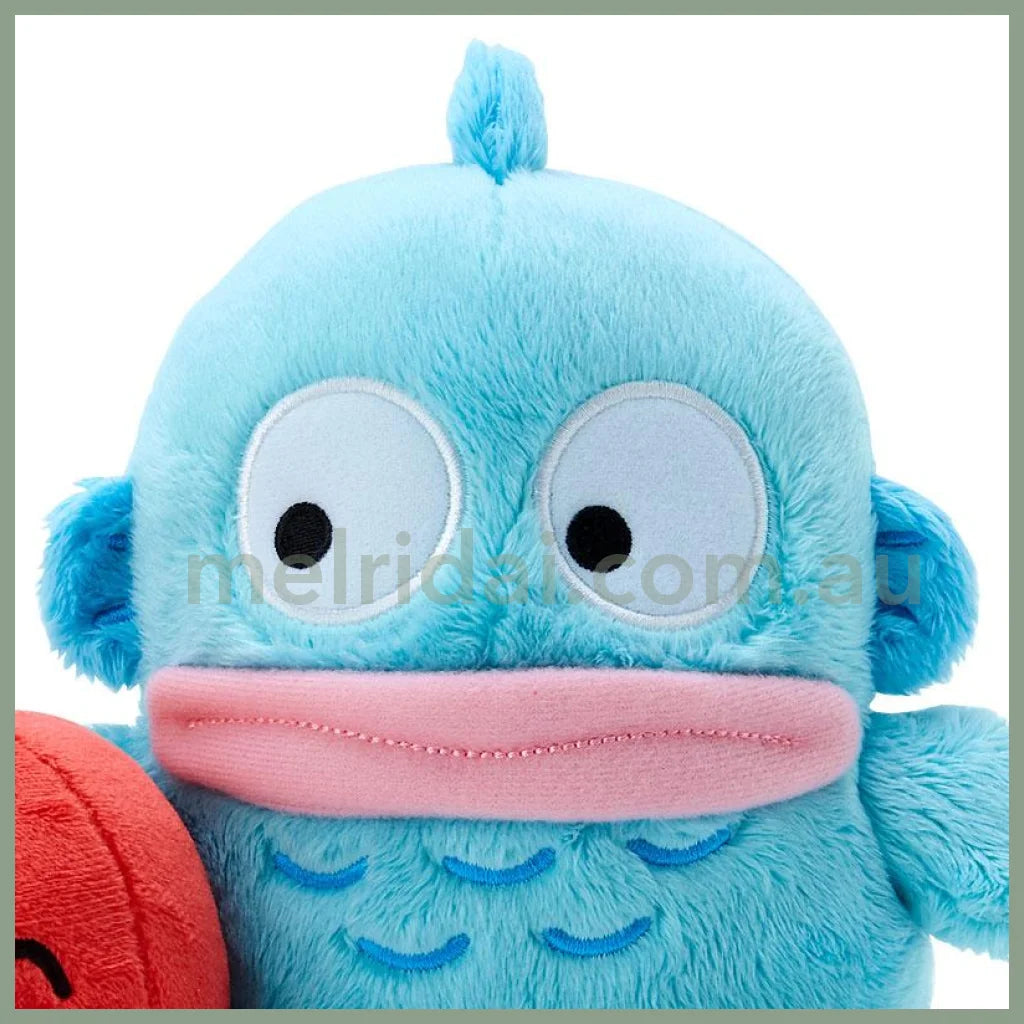 Sanrio | Plush Toy Hangyodon 20×12.7×18Cm (The Usual Two) 日本三丽鸥 丑鱼/人鱼汉顿与小白合 毛绒玩偶/公仔（我的酷朋友）