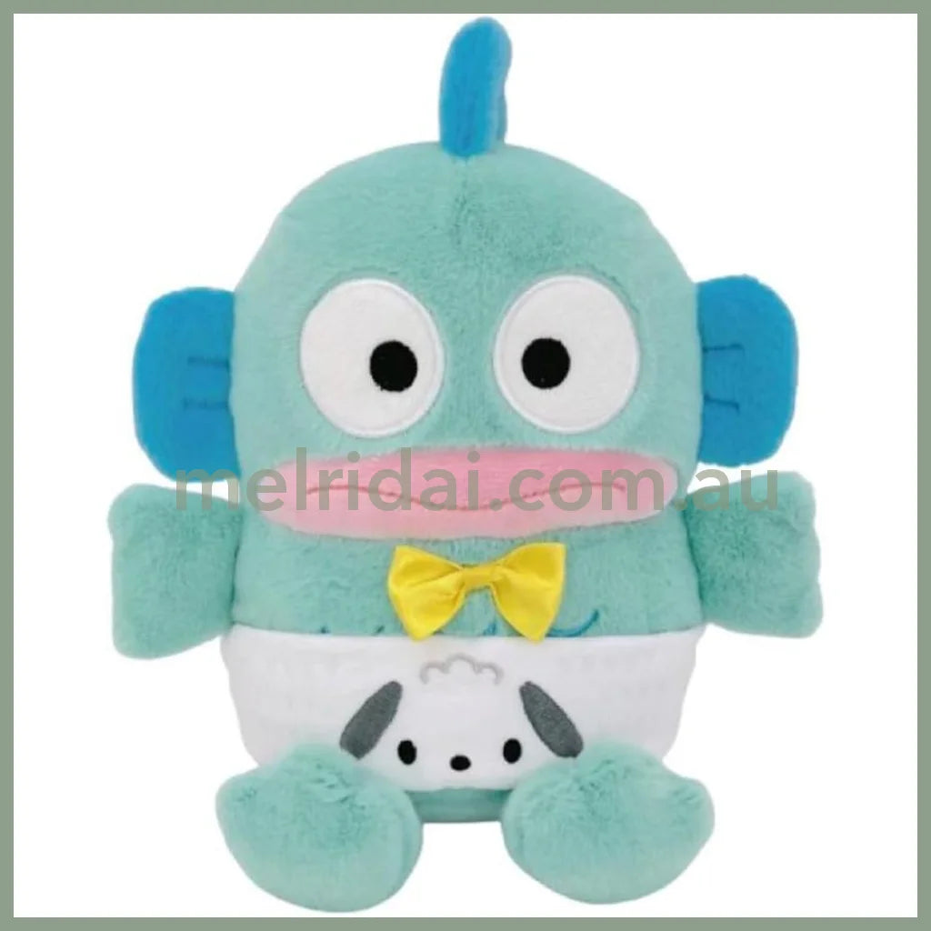SANRIO | Pochacco & Hangyodon Plush Toy Plush Doll 11 x 16 x 21cm (Hapidanbui Boys 5th Anniversary)