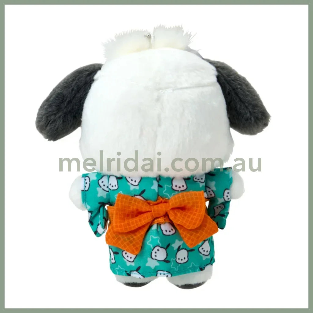 SANRIO | Pochacco Mascot Holder Plush Keychain Bag Charm 10.5×6.5×14.5cm (Summer Festival Character!)