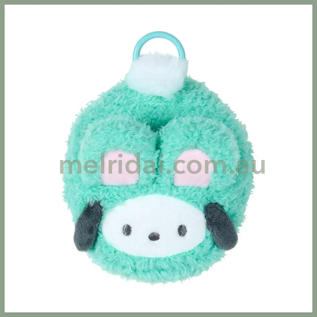 SANRIO | Pochacco Mini Pouch Charm with Carabiner 10.5 x 10.1 x 7.2cm (Spring Rabbit)