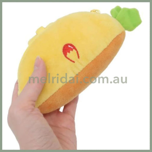 SANRIO | Pochacco Mini Pouch Die-Cut Pouch Bag Charm Keychain H8×W12×D5cm (Omelette Rice)