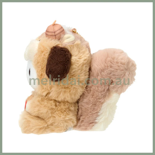 SANRIO | Pochacco Plush Keychain Mascot Holder Bag Charm 135×135×150mm (Fluffy Squirrel)