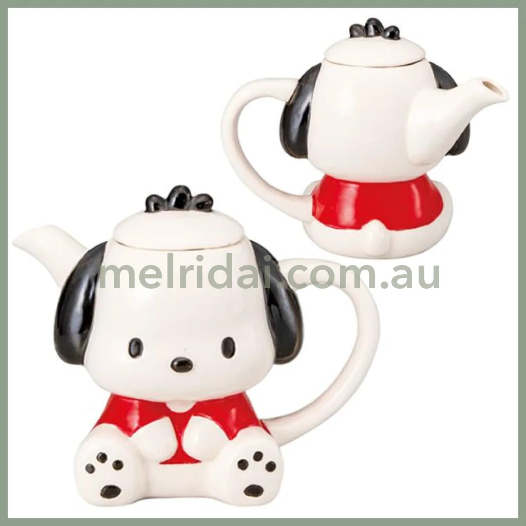 SANRIO | Pochacco Teapot and Teacup Set (Teapot W17×D10×H12cm Cup W7.8×D8×H6cm)