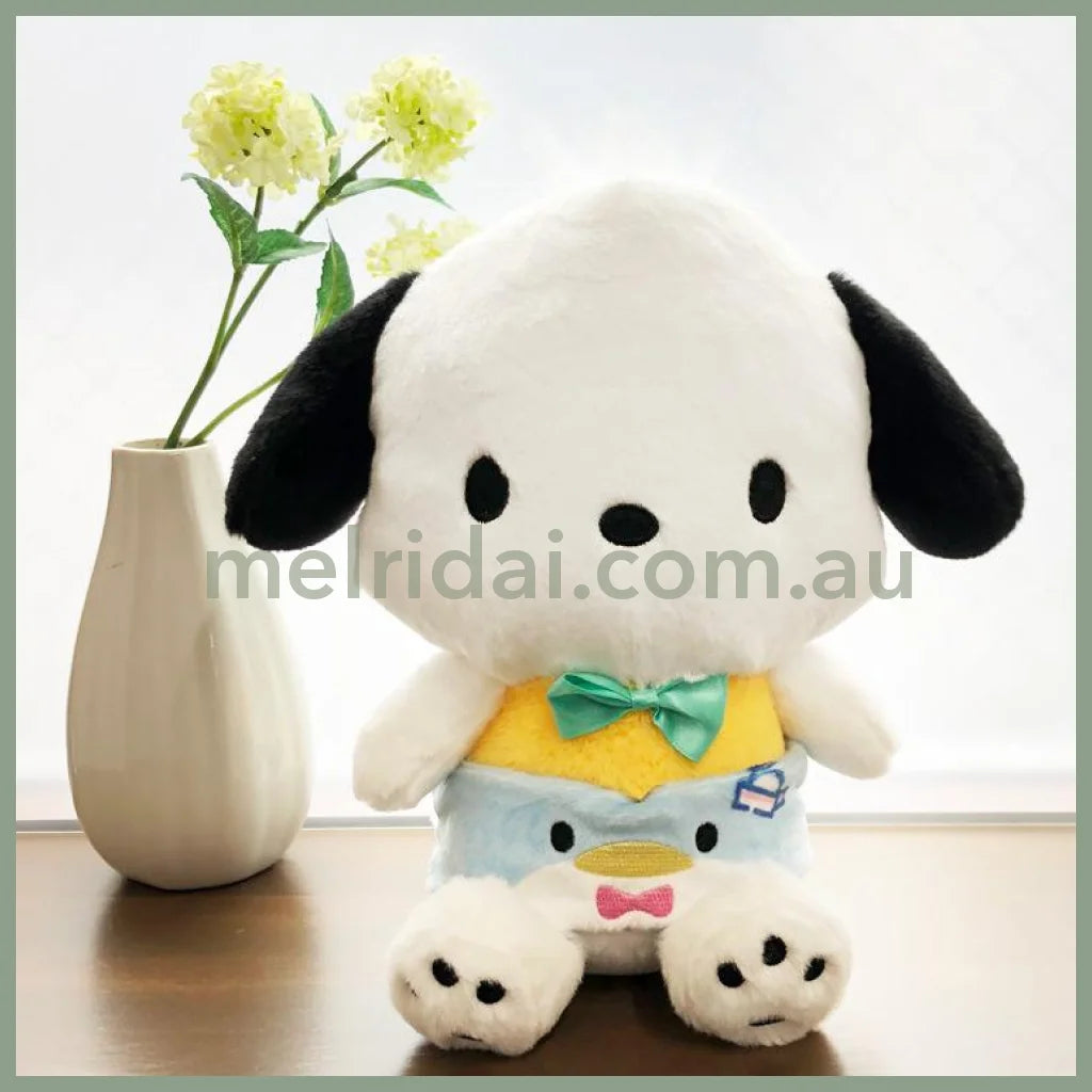 SANRIO | Pochacco & Tuxedosam Plush Toy Plush Doll 11 x 16 x 21cm (Hapidanbui Boys 5th Anniversary)