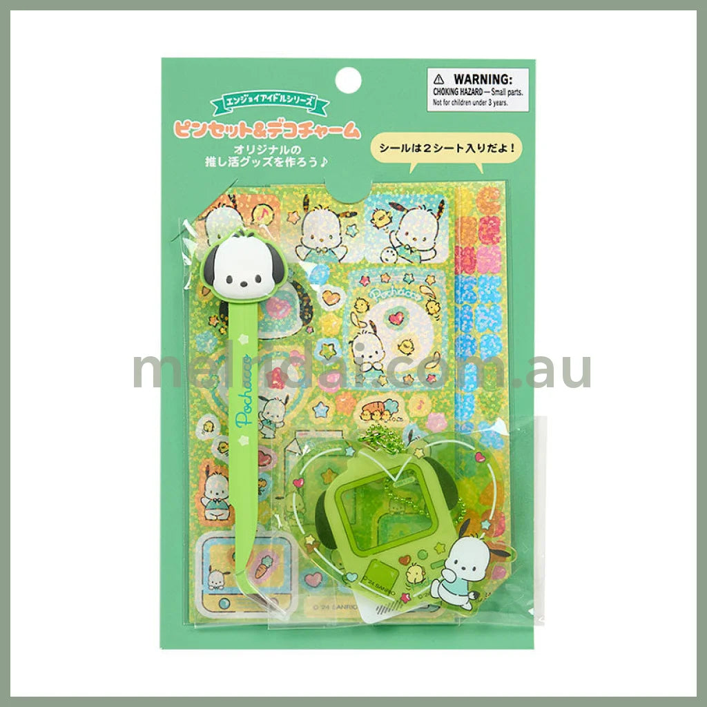 Sanrio | Pochacco Tweezers & Deco Charm 2×0.4×10Cm(Enjoy Idol)